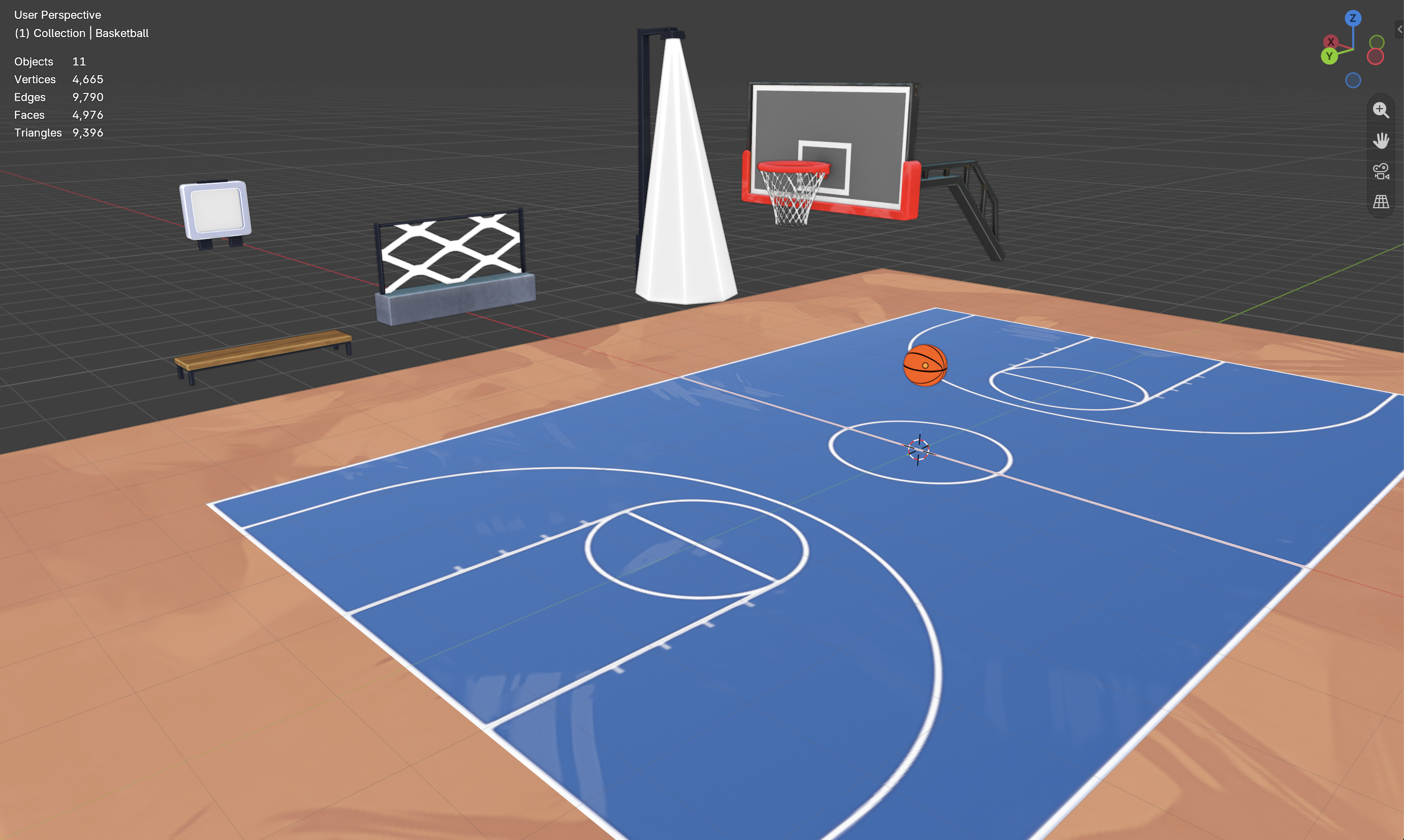 Bounce Buckets final environment assets