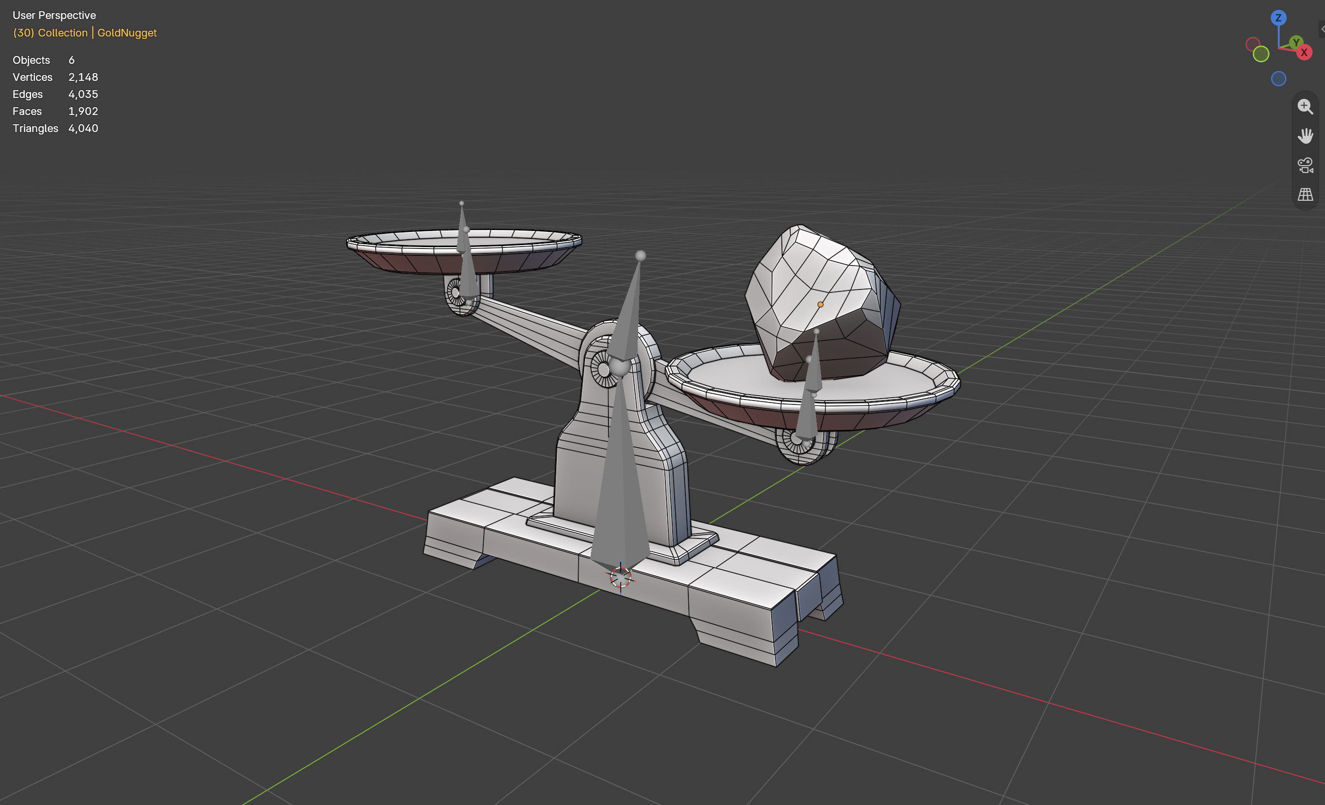Cash Edge balance gameplay asset wireframe