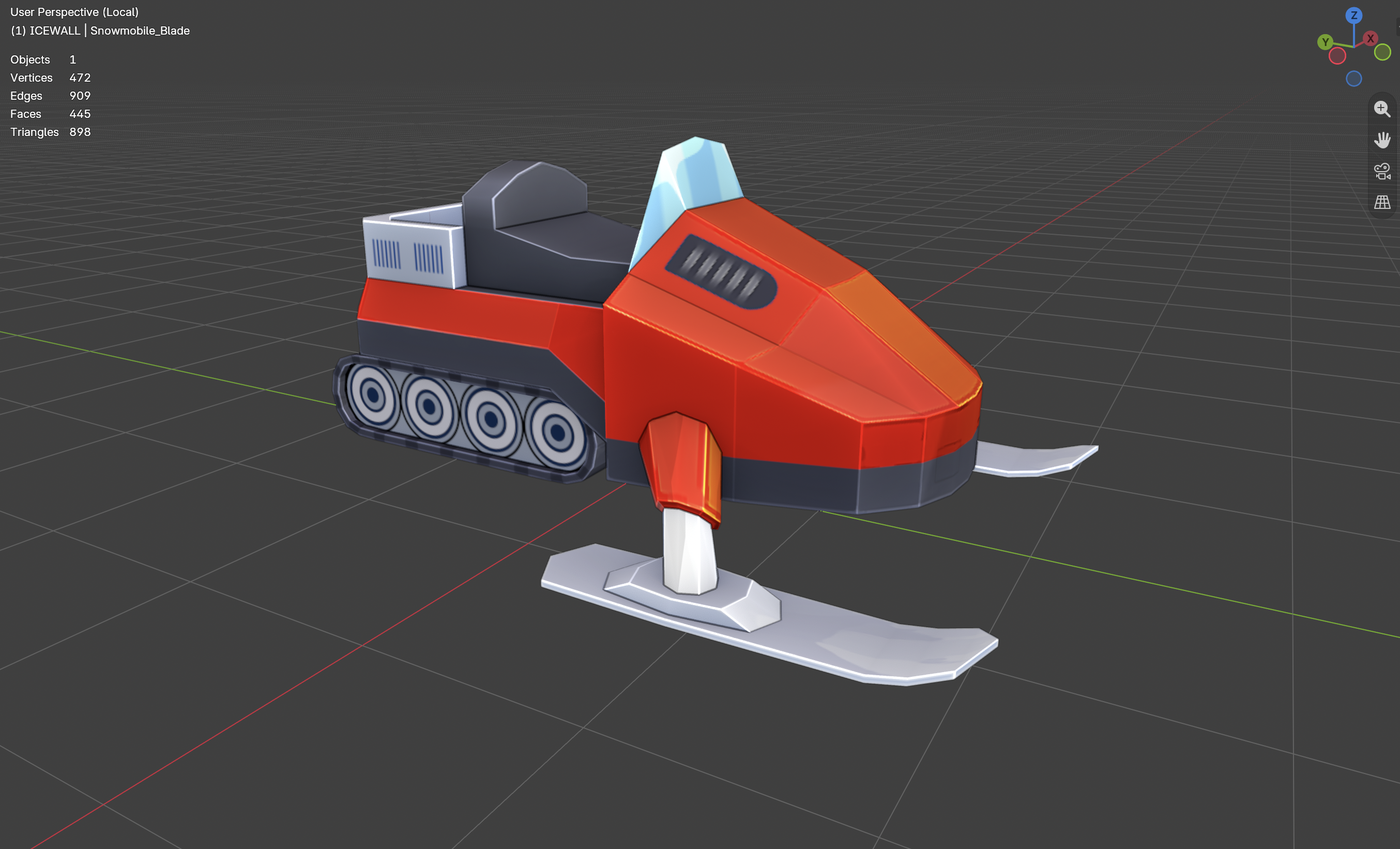 Final SnowDown vehicle asset