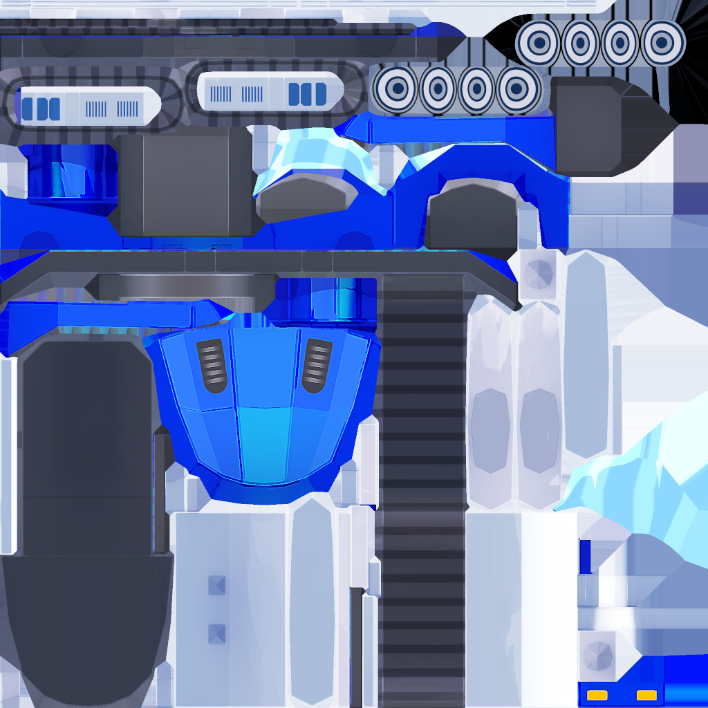 SnowDown blue vehicle texture