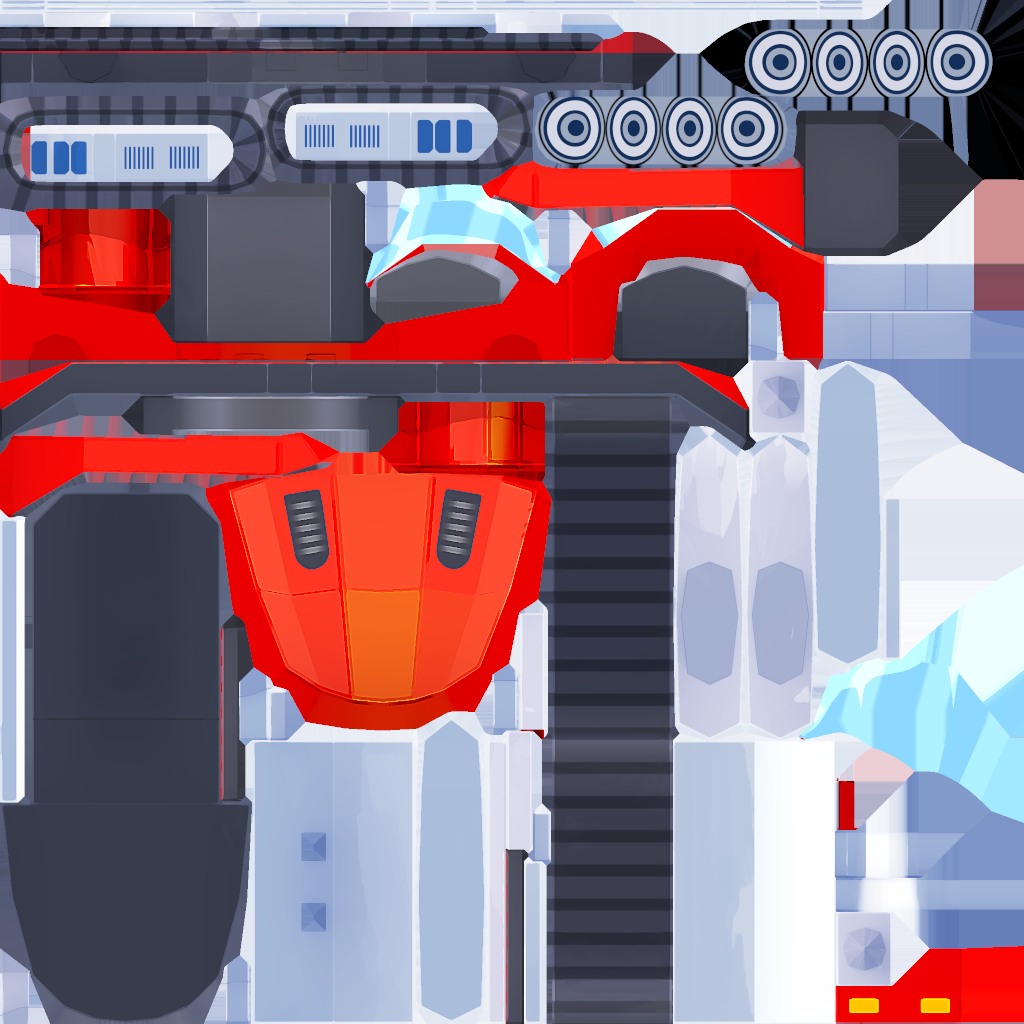 SnowDown red vehicle texture