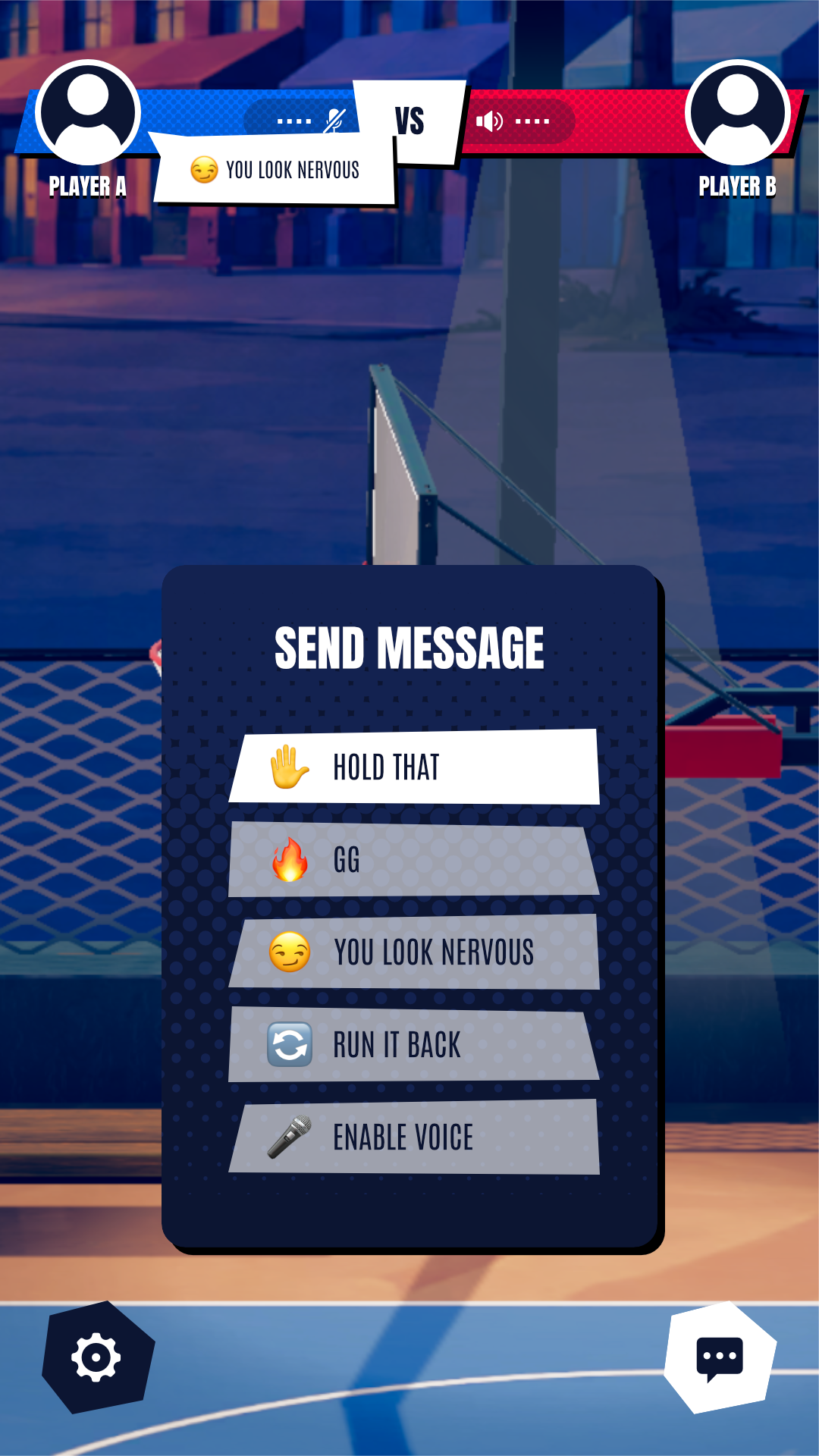 Quick message interface